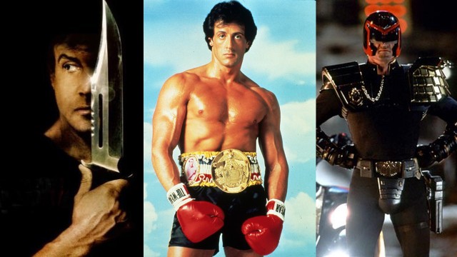Stallone har beholdt leketøyene fra Rambo, Rocky, og Judge Dredd. (Foto: Hollywood Pictures/United Artists/Lionsgate)