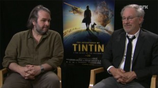 Peter Jackson og Steven Spielberg. (Foto: NRK)