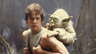 Luke og Yoda i Star Wars episode V: Imperiet slår tilbake (Foto: Lucasfilm).