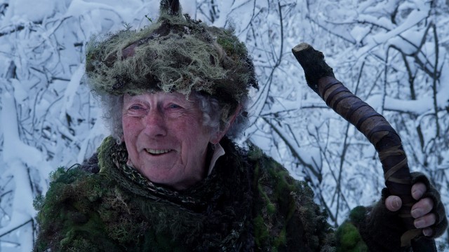 Toralv Maurstad som Mosetussen i Blåfjell 2 - Jakten på det magiske horn (Foto: Norsk Filmdistribusjon).