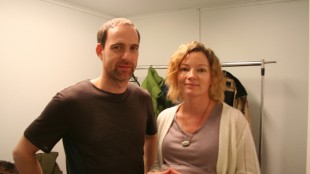 Kyrre Haugen Sydness og Siri Helene Müller spiller i André Øvredals nye kortfilm (Foto: Remi Myhr Horgar/NRK).