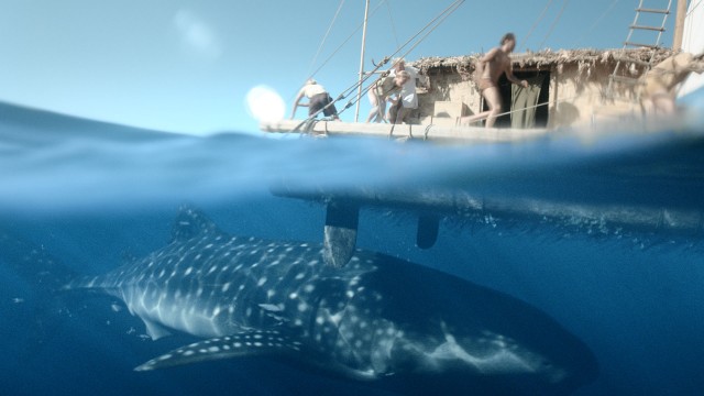 Flåten får besøk av noe stort (Foto: Nordisk Film / VFX ved Fido).