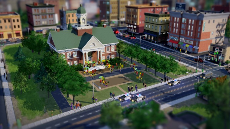 Rådhuset – maktsenteret i byen din i SimCity. (Foto: EA / Maxis)