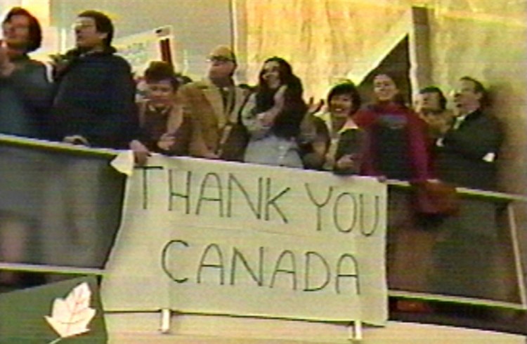 Velkomskomiteen for dei atthenta i den verkelege «Operasjon Argo» i 1980, der kanadisk etteretning hadde ei større rolle enn CIA. (Foto: United States State Department)
