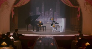 Donald og Daffy i pianoduell i Hvem lurte Roger Rabbit (Foto: Walt Disney Studios Home Entertainment).