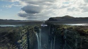 Vakker postapokalypse i Oblivion (Foto: United International Pictures).
