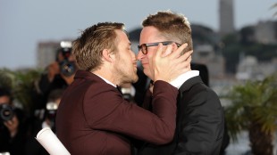 Godt forhold mellom Ryan Gosling og NIcolas Winding Refn. Her fra Cannes i 2011 (Foto: AFP PHOTO / ANNE-CHRISTINE.POUJOULAT).