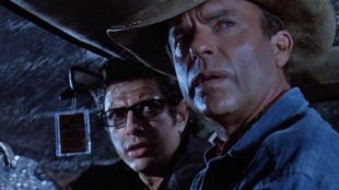 Jeff Goldblum og Sam Neill i Jurassic Park (Foto: United International Pictures).