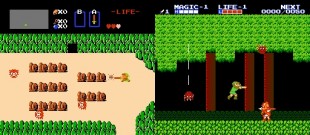 Stor skilnad mellom «The Legend of Zelda» og «Zelda II: The Adventure of Link». (Foto: Nintendo)