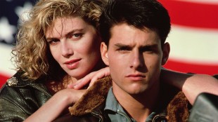 Kelly McGillis og Tom Cruise i «Top Gun». (Foto: Paramount Pictures)