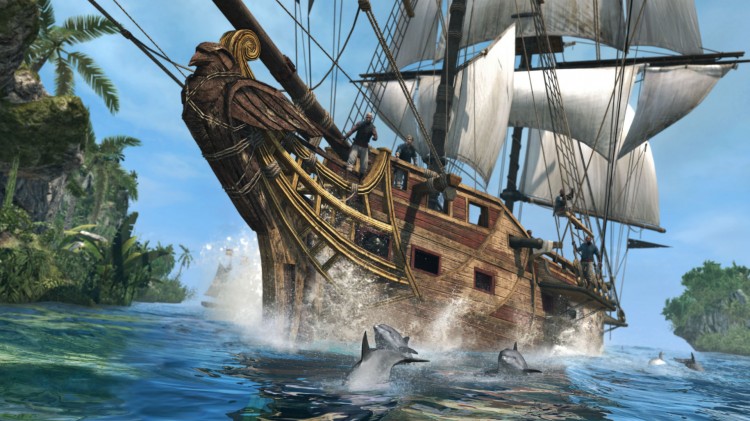 Du er piratkaptein ombord på Jackdaw i Assassin's Creed IV: Black Flag. (Foto: Ubisoft).