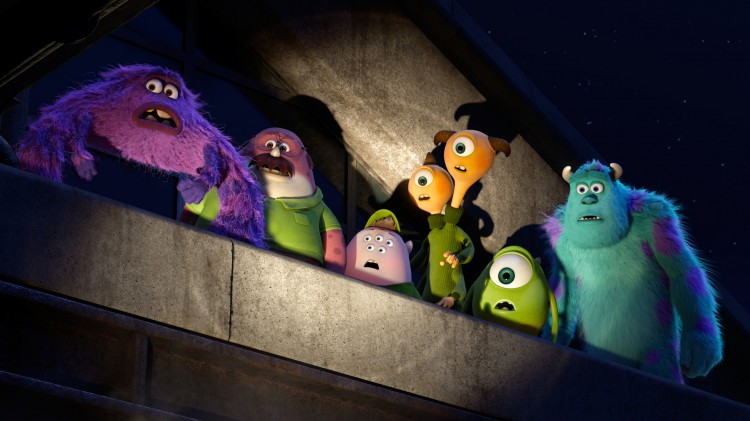 Noen av de fargerike figurene vi møter i Monsteruniversitetet (Foto: The Walt Disney Company Nordic).