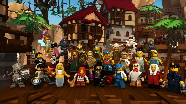 Det er omlag hundre figurer å samle på i LEGO Minifigures Online. (Foto: Funcom).