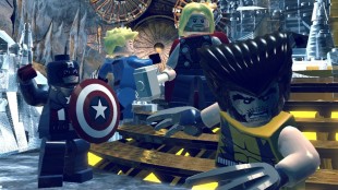 Captain America, Human Torch, Thor og Wolverine i LEGO Marvel Super Heroes (Foto: Warner Bros. Interactive Entertainment).