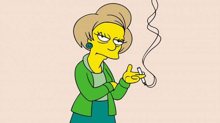 The Simpsons Edna Krabappel i kjent stil. (Foto: 20th Century Fox Television).