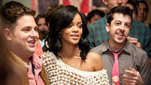 Jonah Hill, Rihanna og Christopher Mintz-Plasse er blant partygjestene i This Is The End (Foto: United International Pictures).