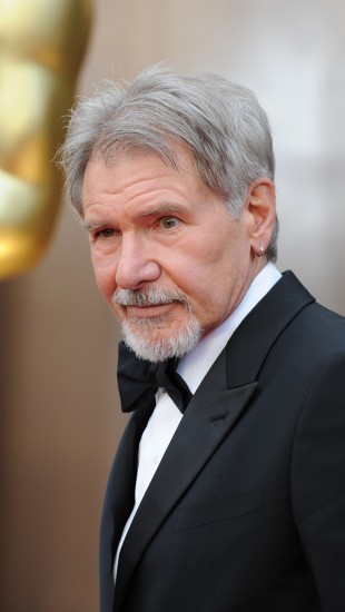 Harrison Ford på den røde løperen under Oscar-utdelingen 2014. (Foto: AFP PHOTO / Robyn BECK)