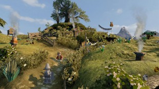 Den visuelt rike fortellingen gjørt seg godt også i Lego-versjon. Skjermbilde fra «Lego The Hobbit». (Foto: Traveller's Tales / Warner Bros.)