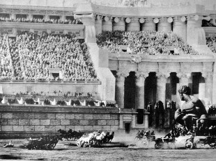 Stillbilde fra innspillingen av «Ben-Hur» (1925). (Foto: Wikipedia.com / Fri opphavsrett)
