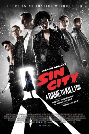 Forventingene til oppfølgeren til «Sin City» (2005) har vært svært høye. Den særprege visuelle stilen emulerer tegneserien skrevet og tegnet av Frank Miller i 1993. Filmplakat for «Sin City: A Dame to Kill For». (Foto: SF Norge)