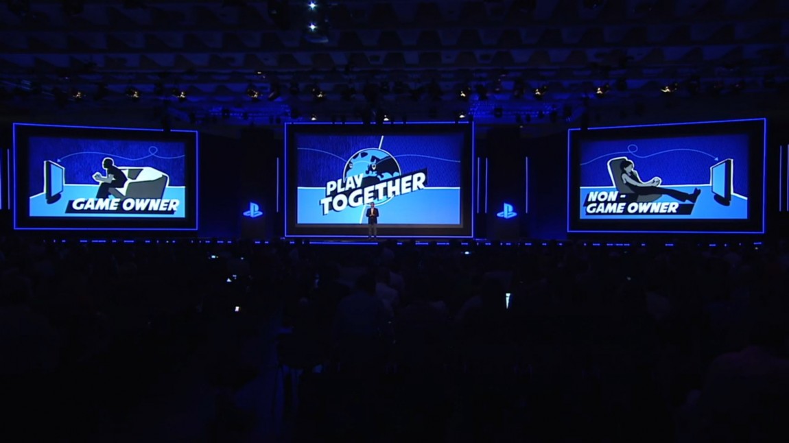 Under Sony sin pressekonferanse den 12. august på spillmessen Gamescom fortalte selskapet om sine planer for «Share Play». (Foto: Sony)
