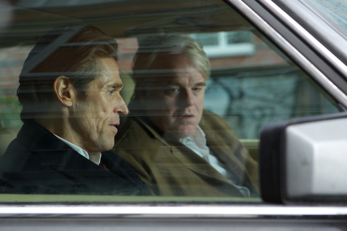 Willem Dafoe og Philip Seymour Hoffman i «A Most Wanted Man (Foto/Copyright: SF Norge)