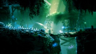 Lys og skygge er viktige elementer i fargespillet til «Ori & the Blind Forest». (Foto: Moon Studios / Microsoft)