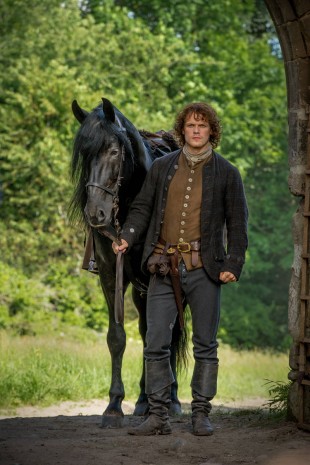 Jamie Fraser (Sam Heughan). (Foto: Viaplay, Sony Pictures Television)