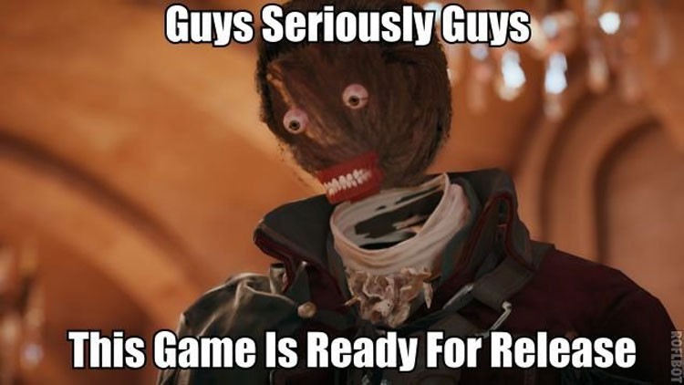 De grafiske «glippene» i Assassin's Creed Unity førte til en hel haug med memes på Internett.