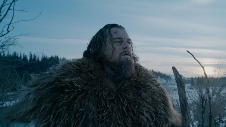 Leonardo DiCaprio har rikelig med både skjegg og pels i The Revenant. (Foto: Twentieth Century Fox Norway)