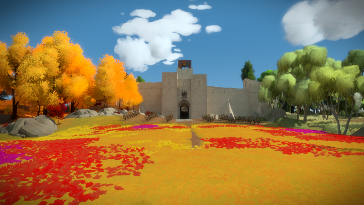 Spillverdenen i The Witness er fargesterk og vakker. (Foto: Thekla, Inc.)