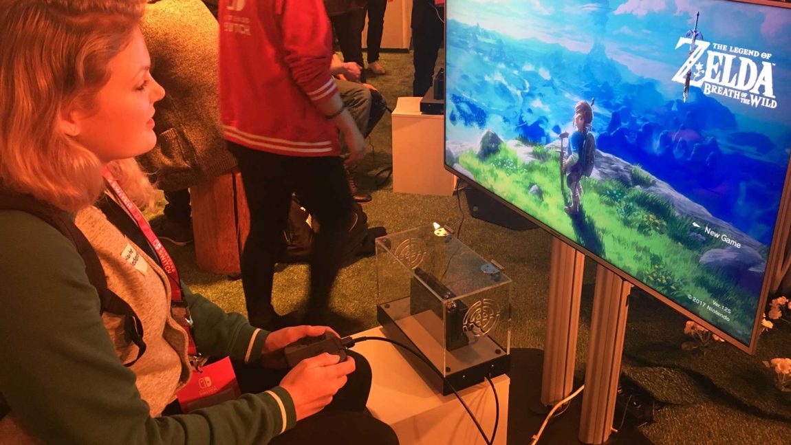 Demoen for The Legend of Zelda: Breath of the Wild var de 20 første minuttene av spillet. (Foto: NRK P3).