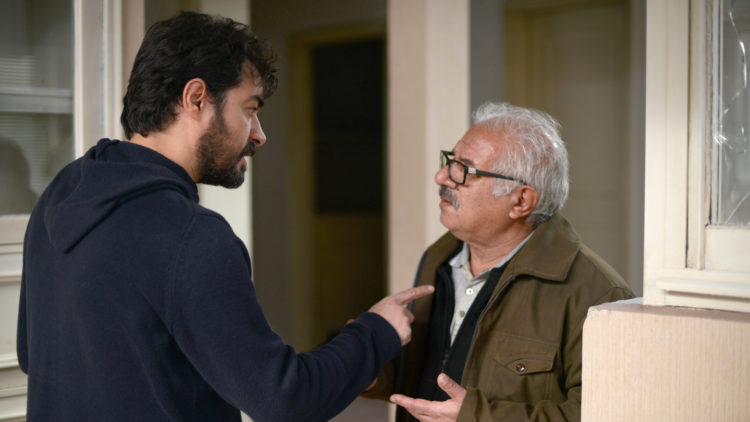 Shahab Hosseini og Farid Sajadhosseini i "En handelsreisende". (Foto: Norsk Filmdistribusjon)