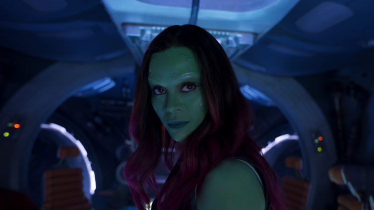 Zoe Saldana spiller tøffe Gamora i "Guardians of the Galaxy Vol. 2". (Foto: ©Marvel Studios 2017)