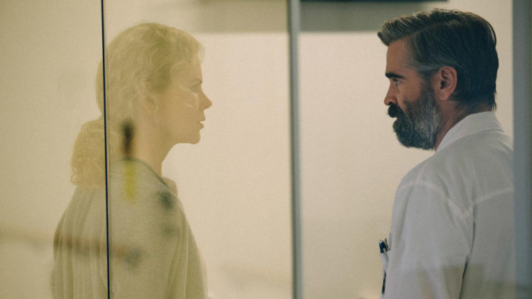 Nicole Kidman og Colin Farrell spiller ektepar som jobber på samme sykehus i "The Killing of a Sacred Deer". (Foto: Norsk Filmdistribusjon)