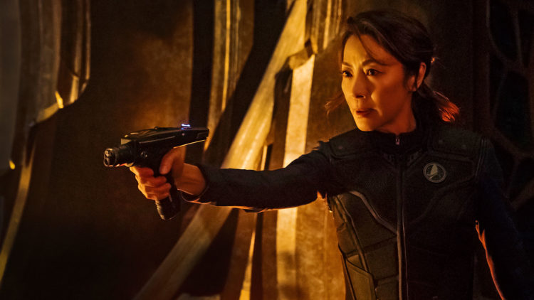 Kaptein Georgiou (Michelle Yeoh) fra seriens pilotepisode.  (Foto: Netflix, CBS)