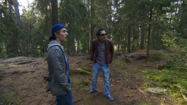 Vi så etter folk som lette etter sexpartnere i skogen ved Sognsvann. (Foto: NRK)