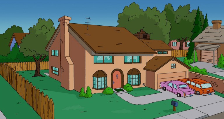 Vil du ha huset til Homer Simpson?