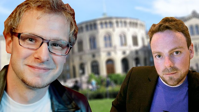 Gutta på Tinget. (Illustrasjon: NRK P3) Gutta på Tinget. (Illustrasjon: NRK P3)