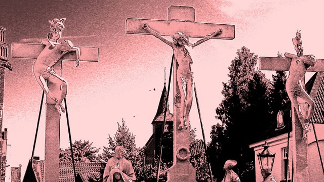 korsfestelse