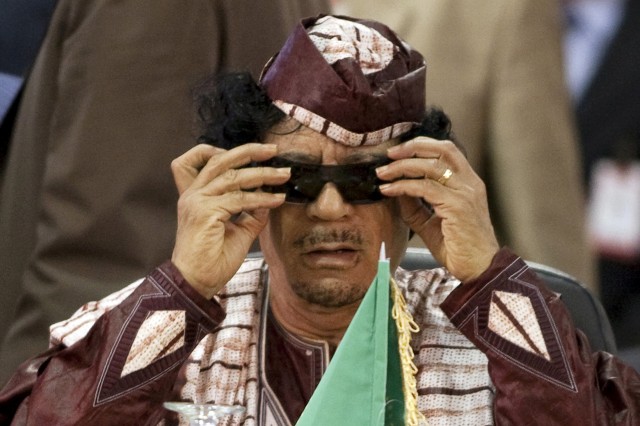 Ifølge ryktene hadde Muammar Gaddafi  en umettelig appetitt for viagra. (REUTERS/Carlos Garcia Rawlins/Files)