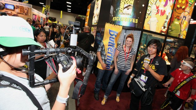 Hva tror du nerder spiser i USA? Joda, Butterfinger Man! (Casey Rodgers/AP Images for Butterfinger)