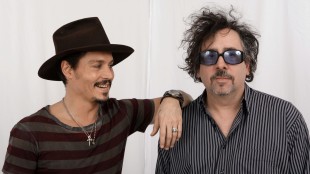Johnny Depp og Tim Burton (AP Photo/Kevork Djansezian)
