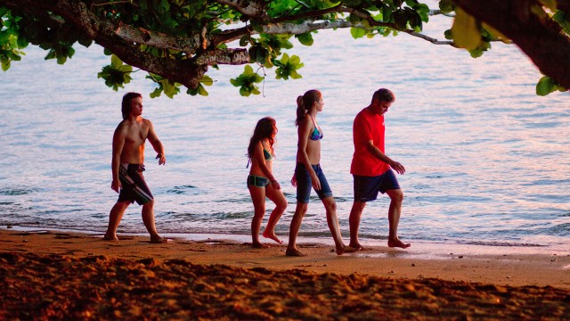 Familiedrama på idylliske Hawaii i The Descendants (Foto: 20th Century Fox).