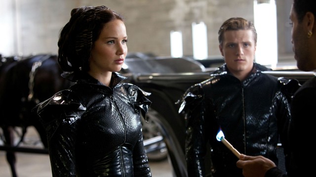 Jennifer Lawrence og Josh Hutcherson i The Hunger Games (Foto: Lionsgate).
