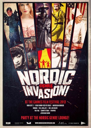 Nordic Genre Invasion plakat (Design: Alen Grujic).