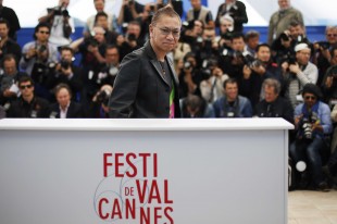 Regissør Takashi Miike i Cannes (Foto: AFP PHOTO / LOIC VENANCE).