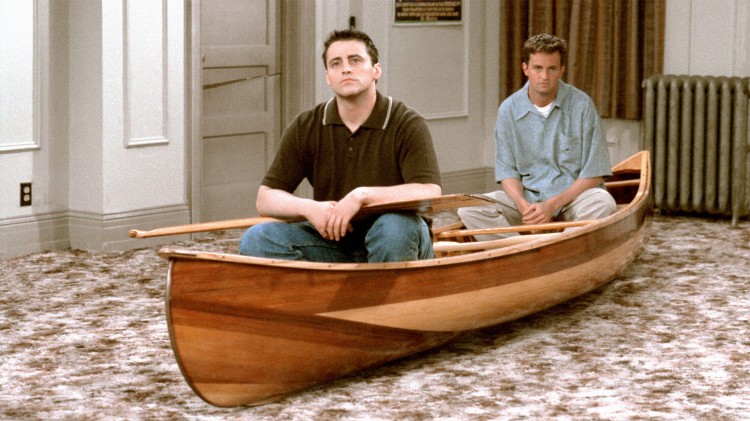 Joey (Matt LeBlanc) og Chandler (Matthew Perry) i «Friends». (Foto: NBC)