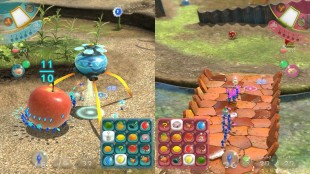 To spillere kan enten samarbeide eller kjempe mot hverandre i «Pikmin 3». (Foto: Nintendo)