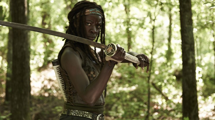Vi kommer tettere innpå Michone i fjerde sesong av The Walking Dead. (Foto: AMC, FOX Norge).
